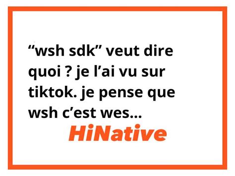 que veut dire sdk jeune.